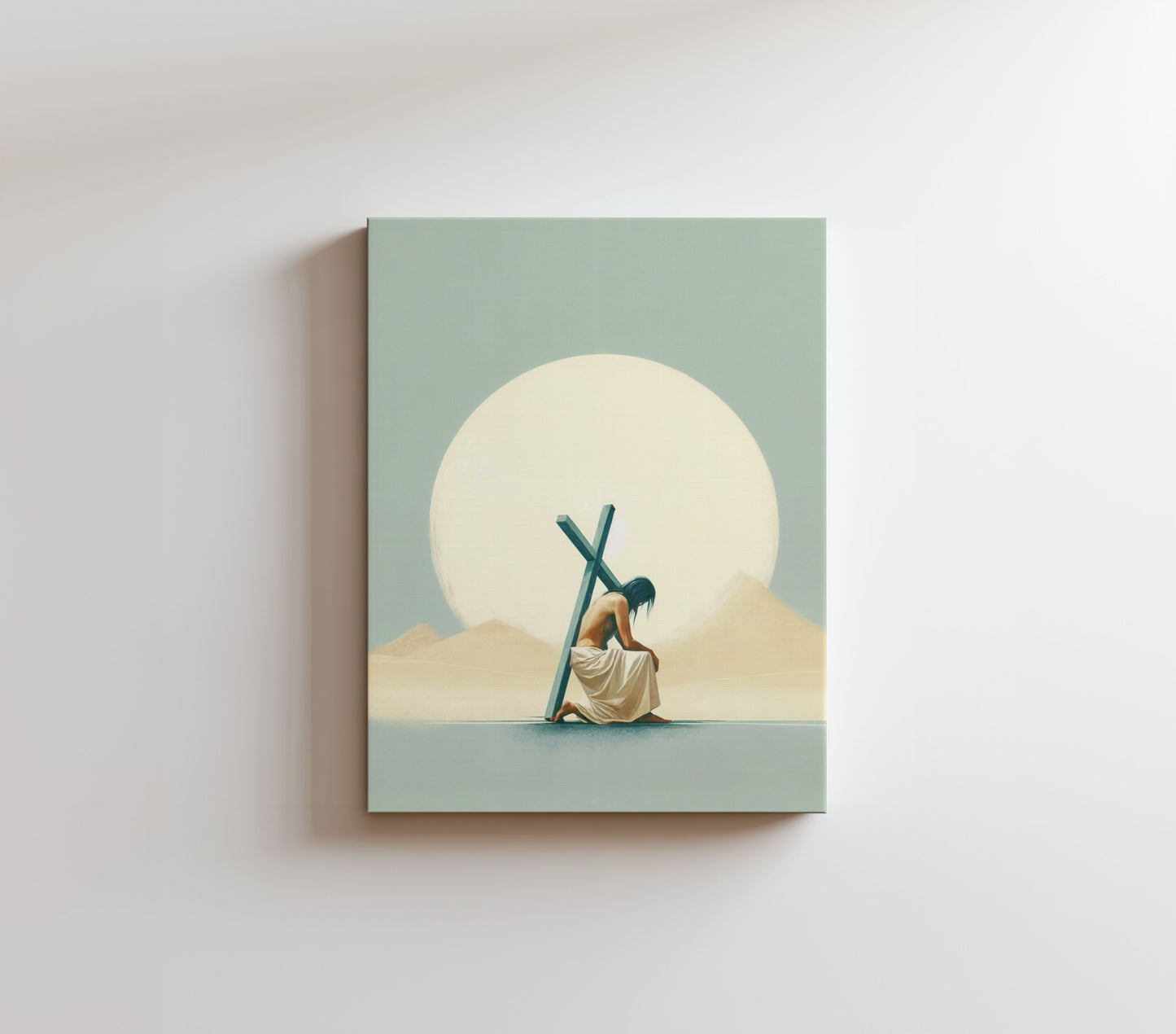 Jesus Falls the First Time - Canvas