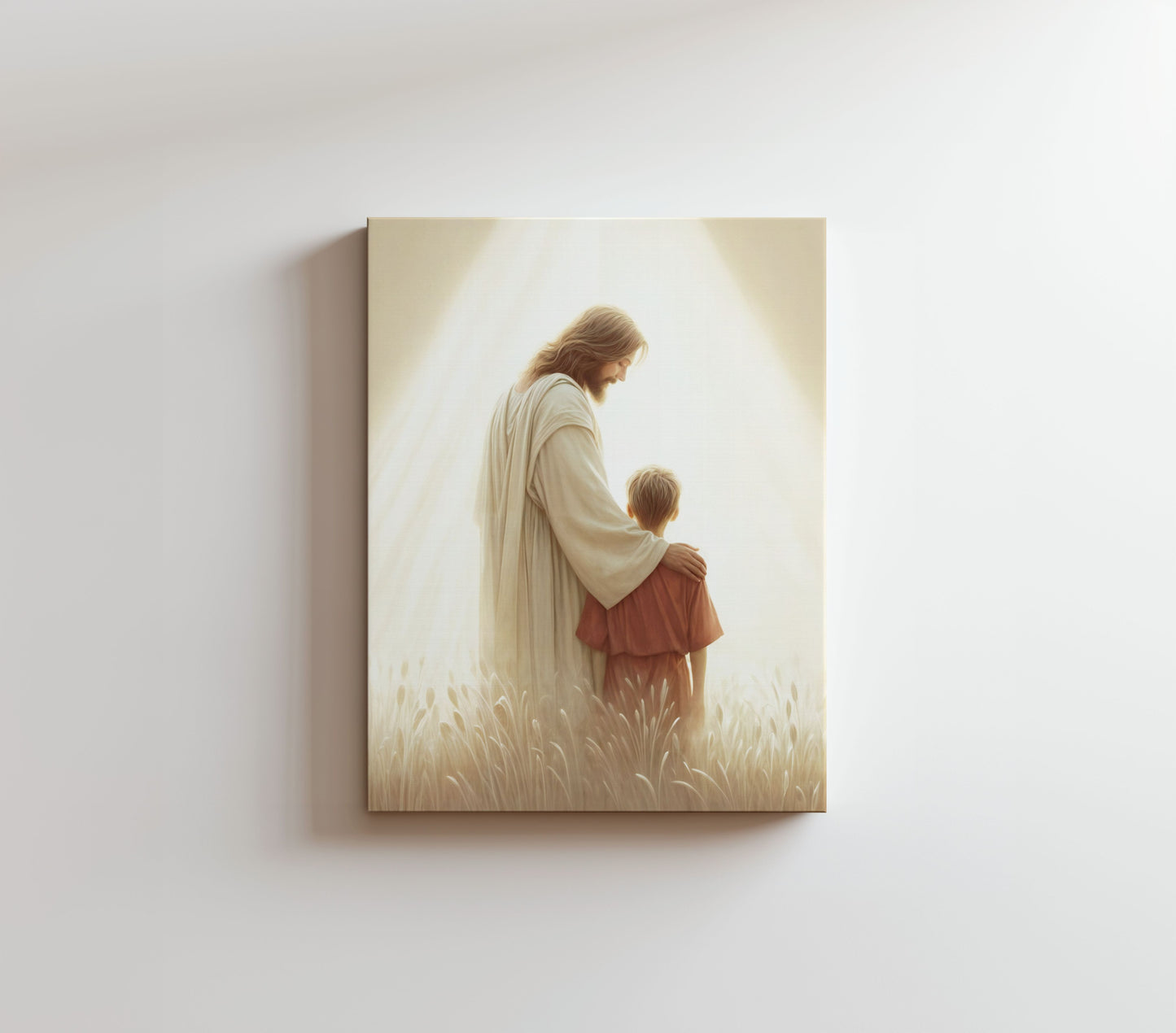 Sheltered By Him - Canvas