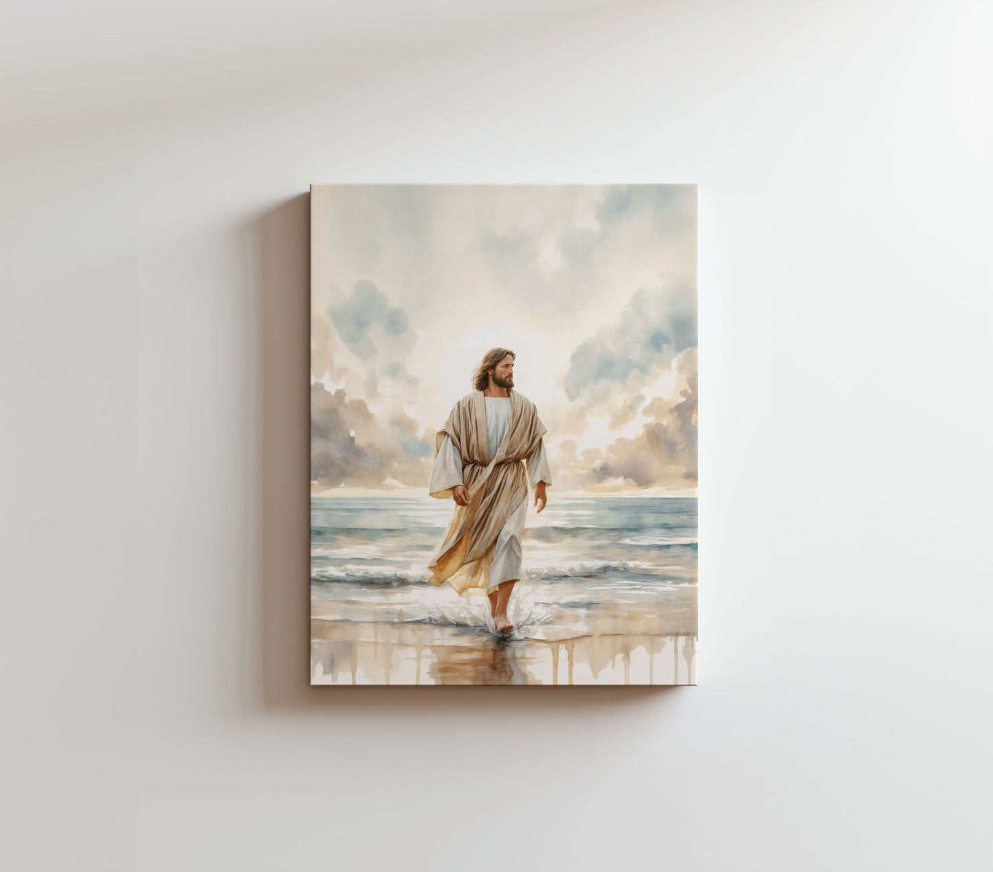 Jesus' Miracle on Water - Canvas