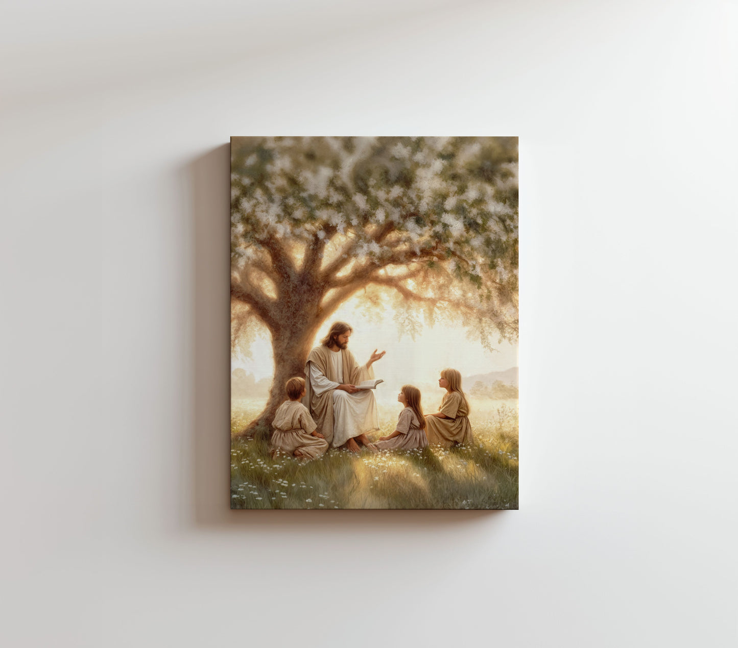 The Lessons Under the Tree - Canvas