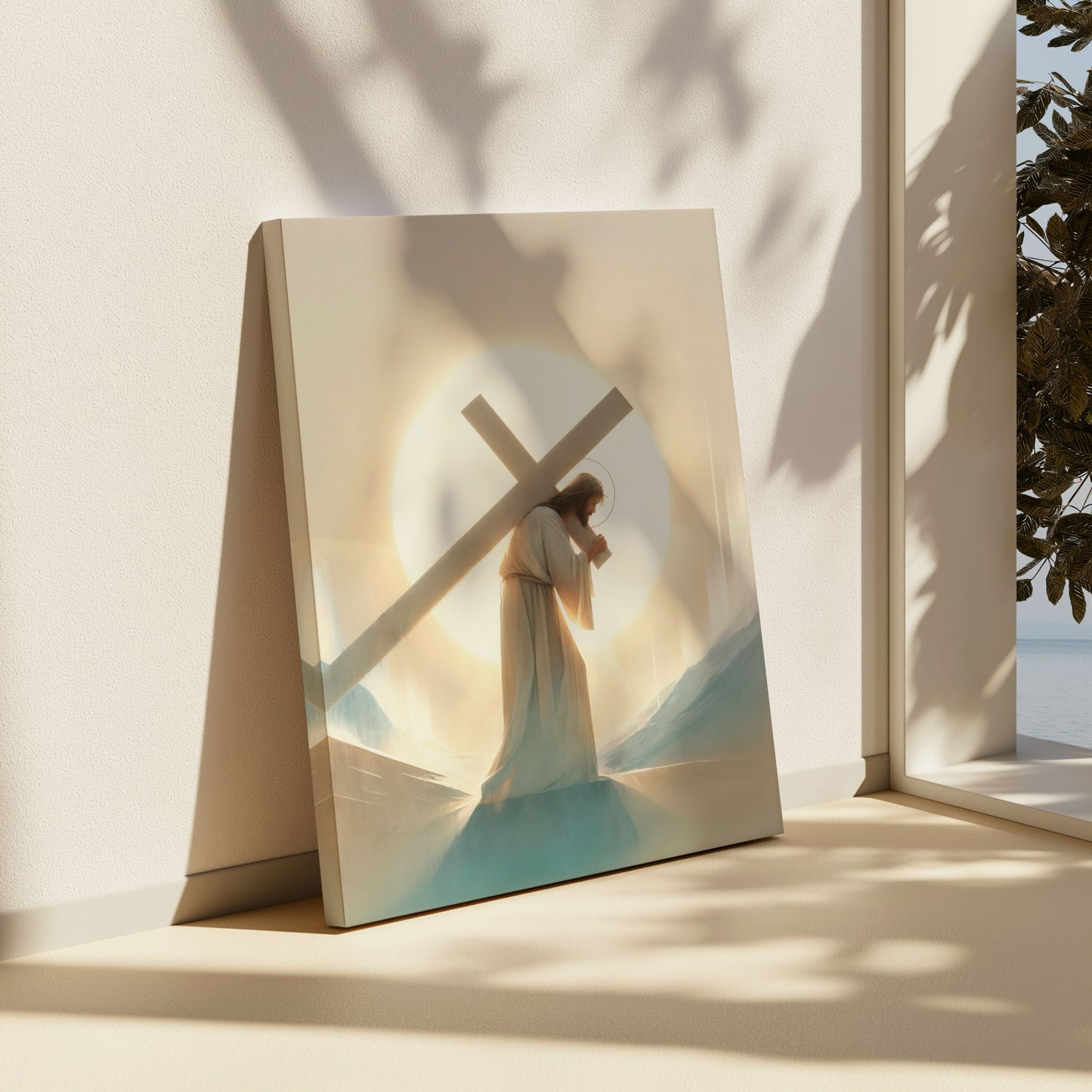 Jesus Carrying the Cross - Canvas