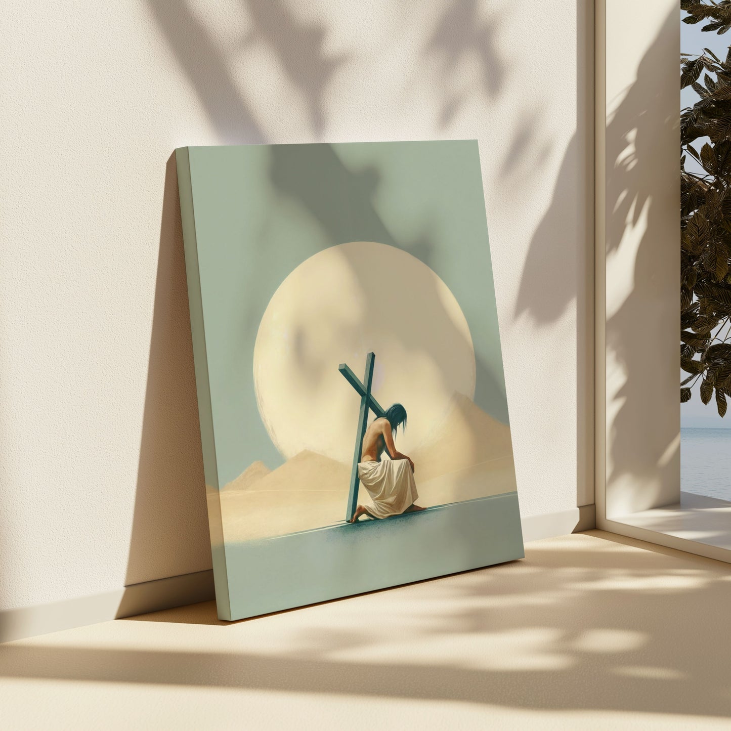 Jesus Falls the First Time - Canvas