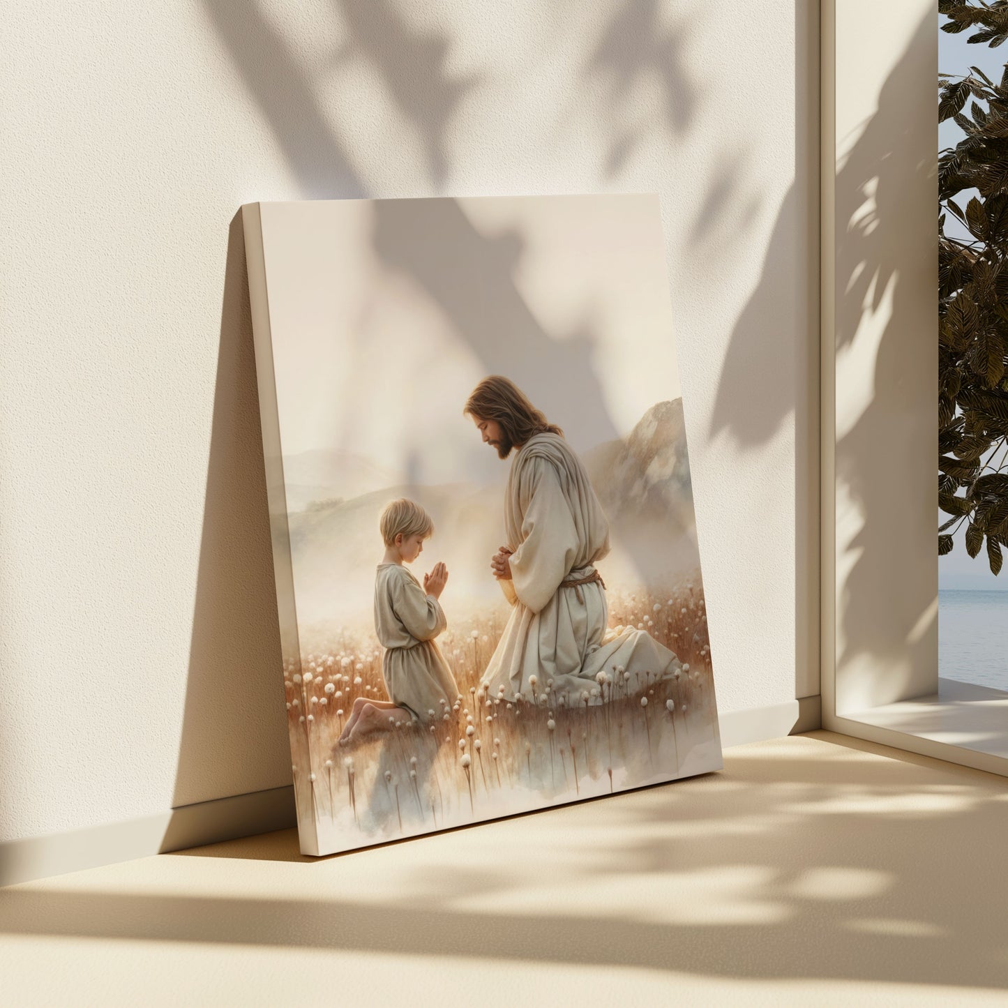 Pray with Christ - Canvas