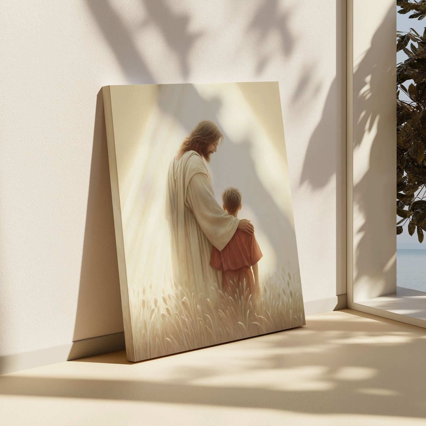 Sheltered By Him - Canvas
