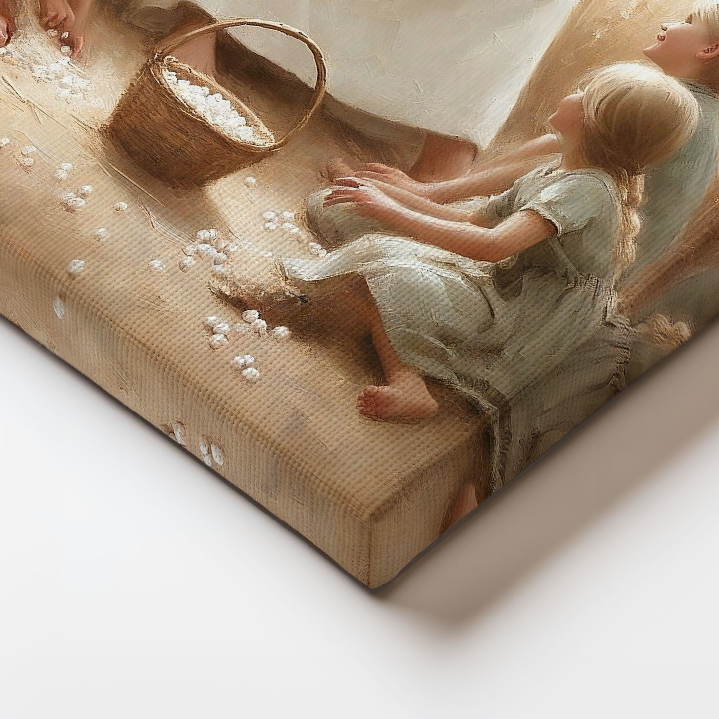 Jesus Teaching Children - Canvas