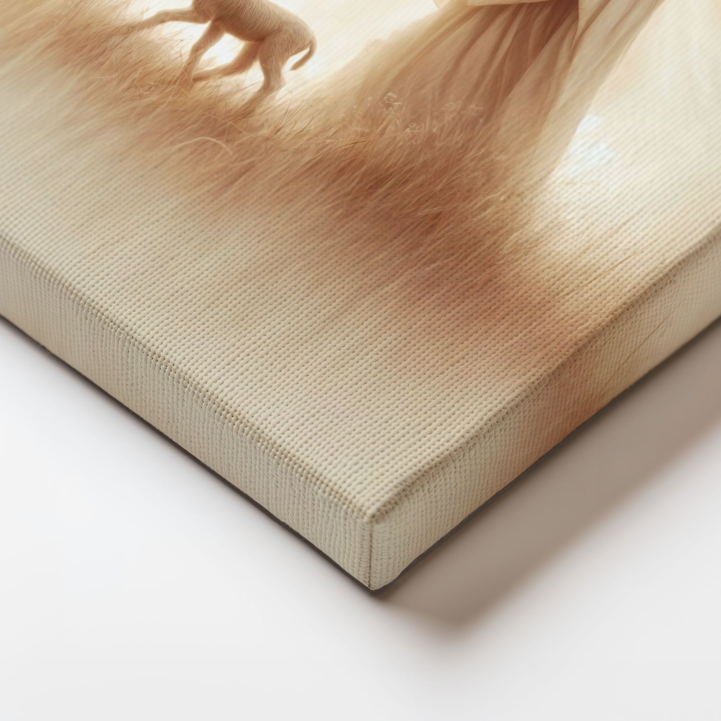 Jesus and the Lamb - Canvas