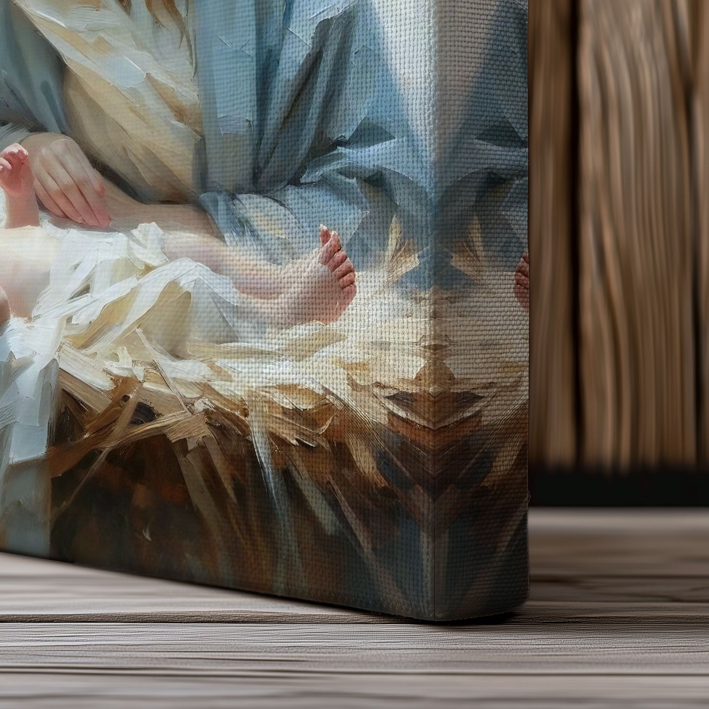 Holy Family Christmas Art - Canvas
