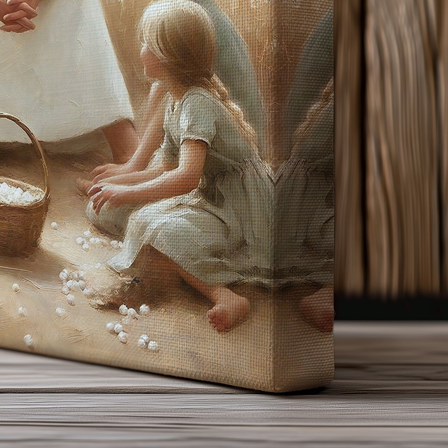 Jesus Teaching Children - Canvas