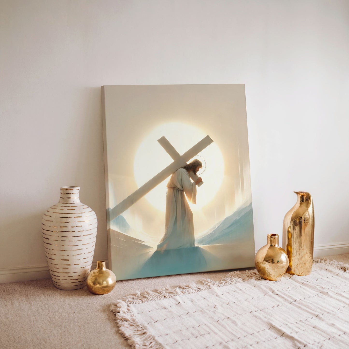 Jesus Carrying the Cross - Canvas