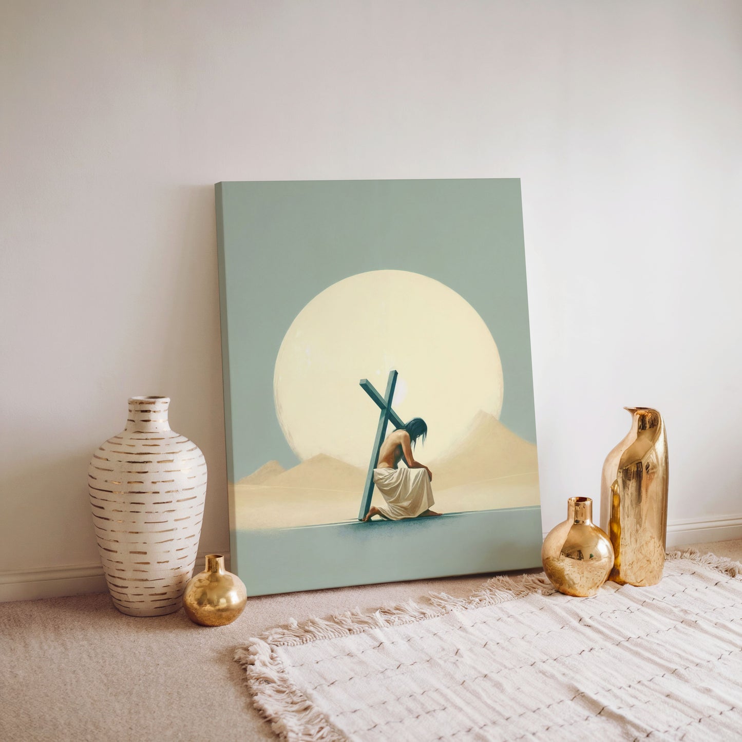 Jesus Falls the First Time - Canvas