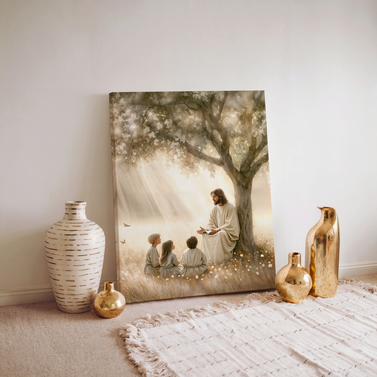 Jesus and the Children - Canvas