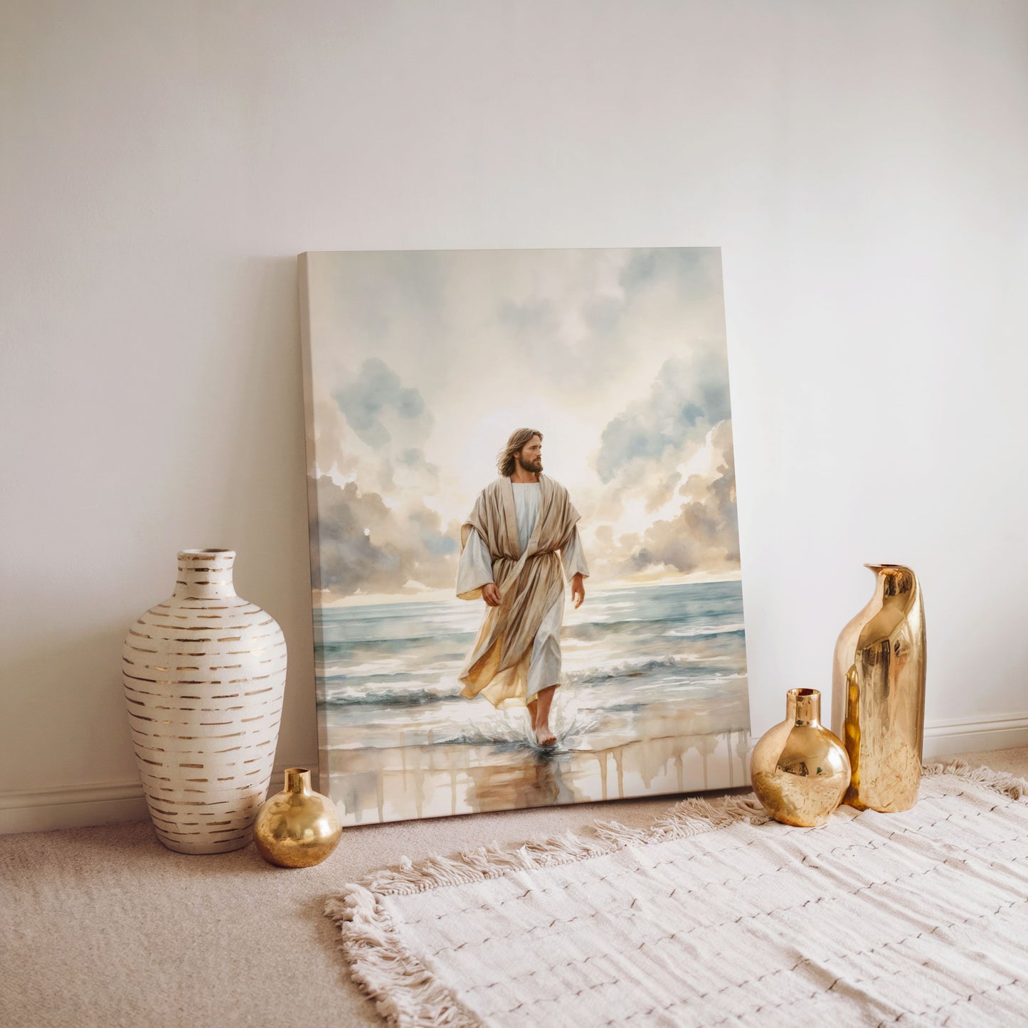 Jesus' Miracle on Water - Canvas