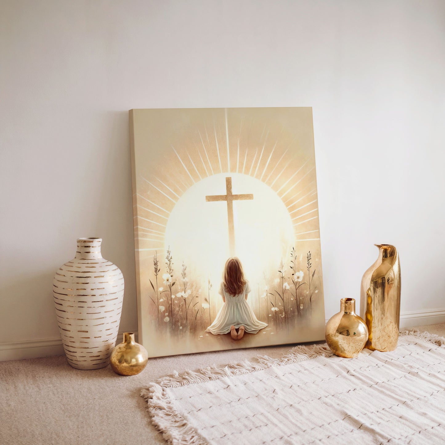 Pray and Trust - Canvas