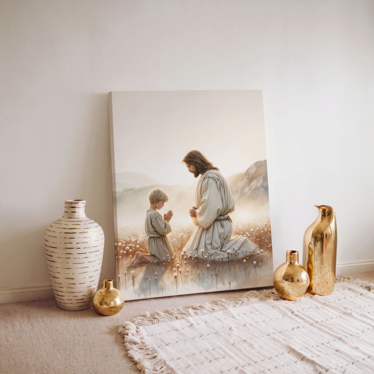 Pray with Christ - Canvas