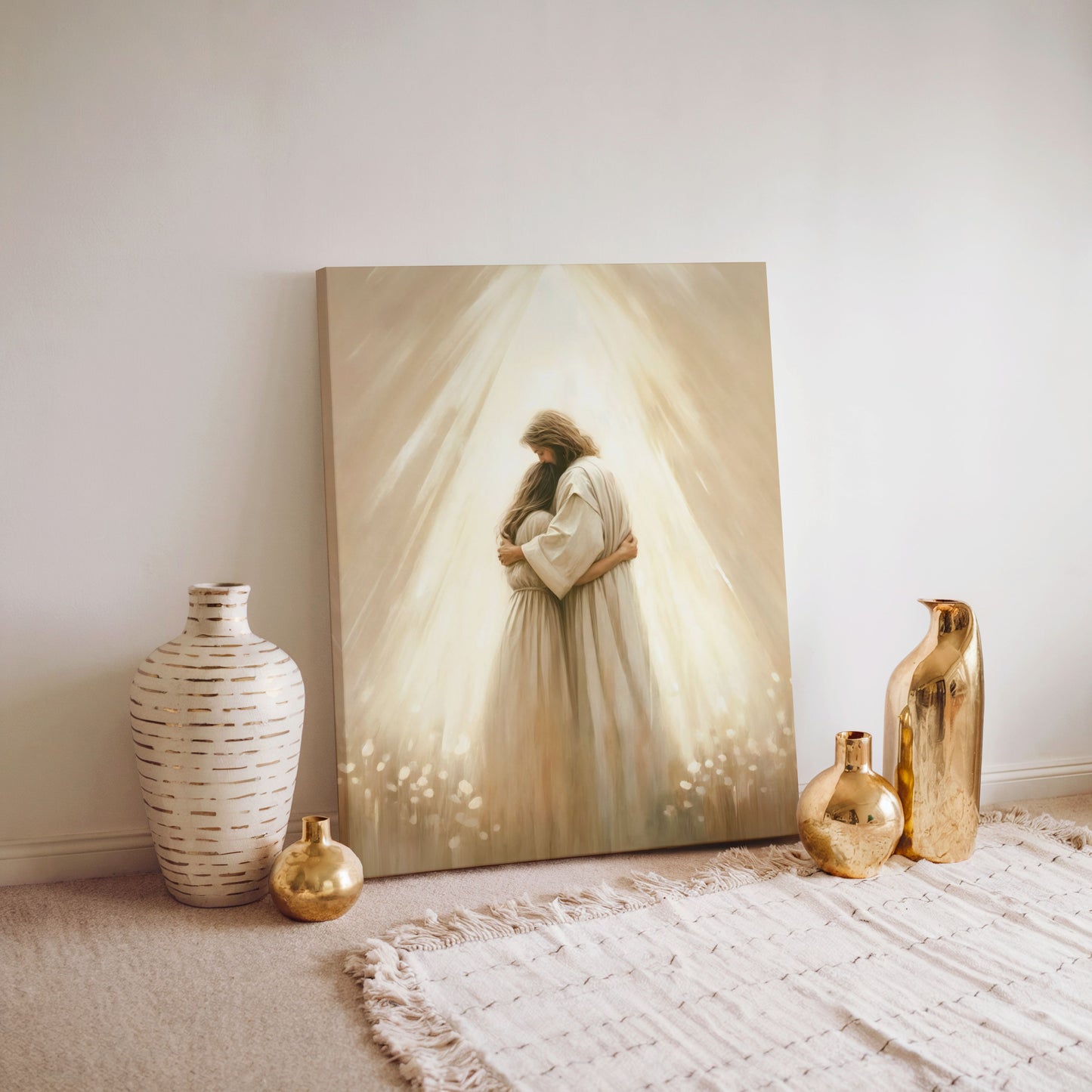 Rest In His Arms - Canvas