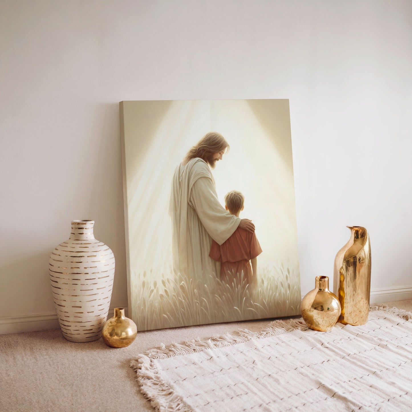 Sheltered By Him - Canvas