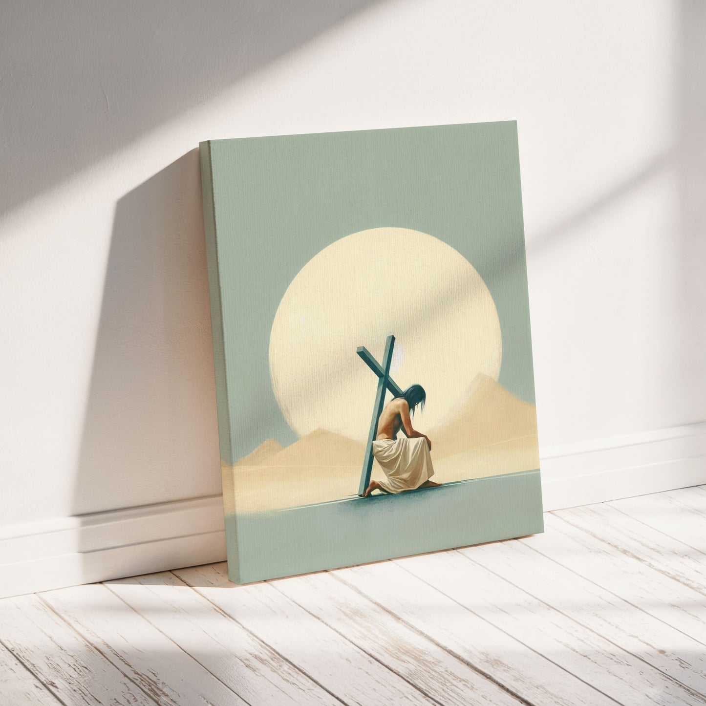 Jesus Falls the First Time - Canvas
