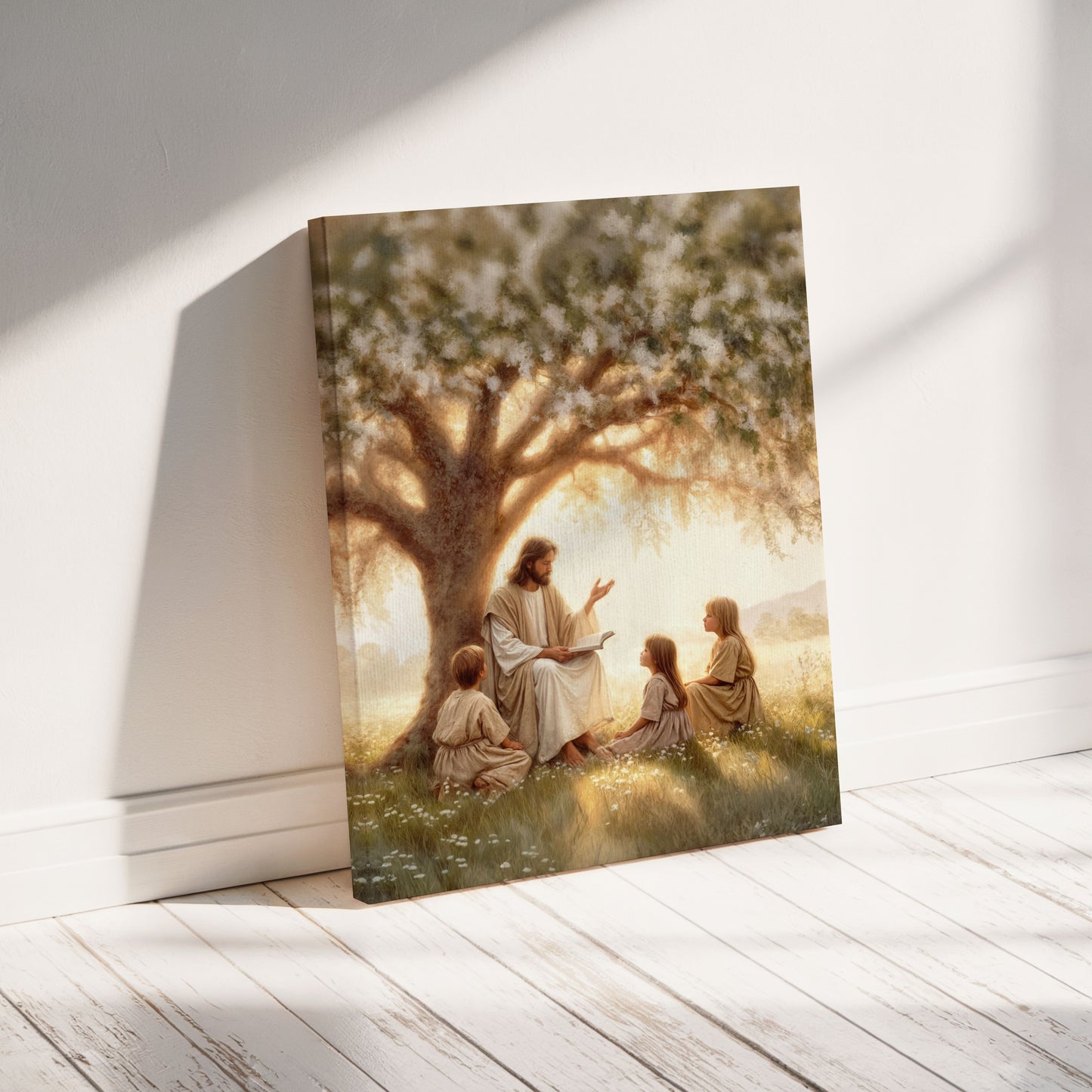 The Lessons Under the Tree - Canvas