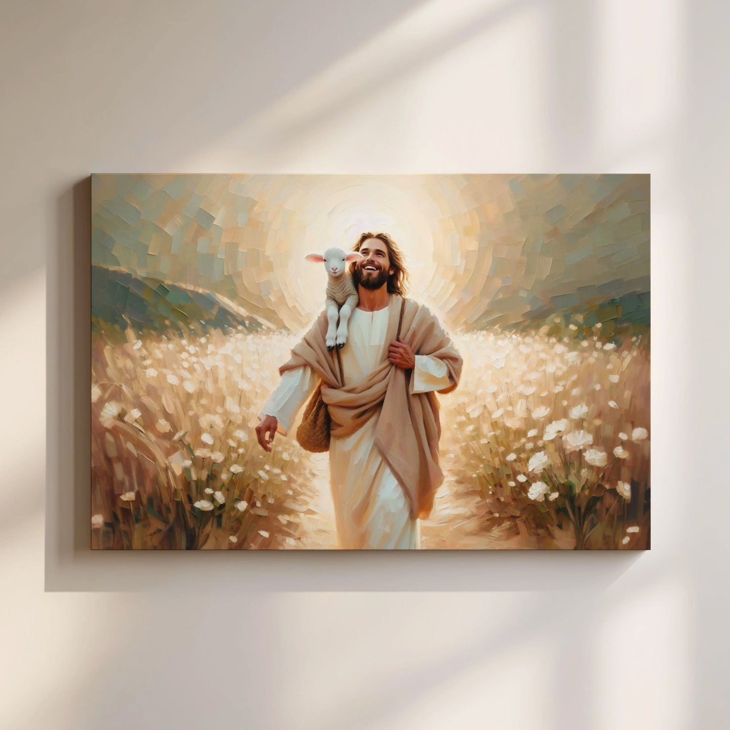 A Loving Shepherd - Canvas
