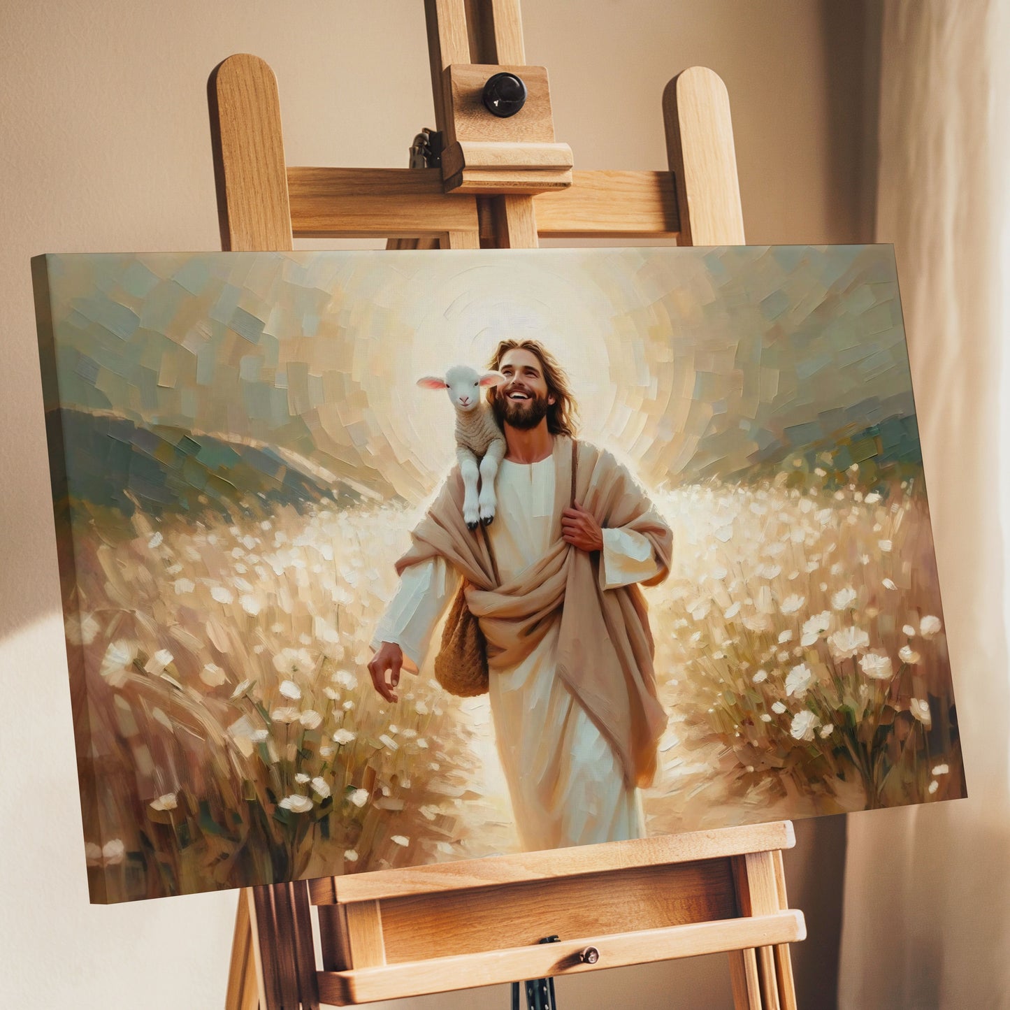 A Loving Shepherd - Canvas