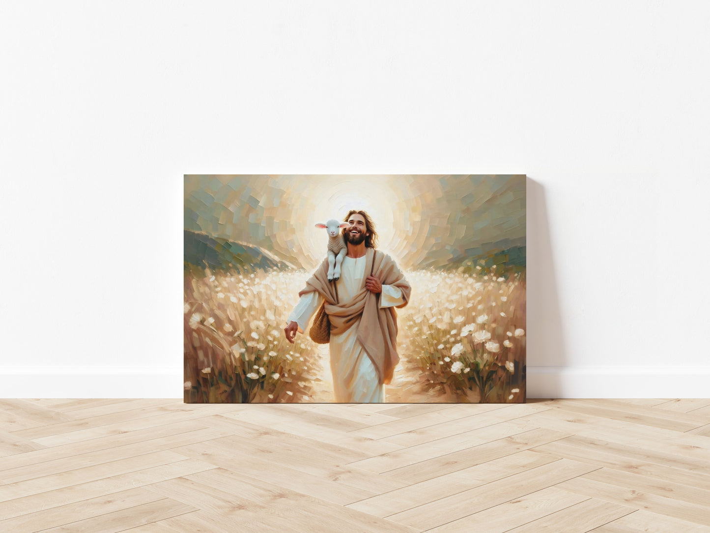 A Loving Shepherd - Canvas