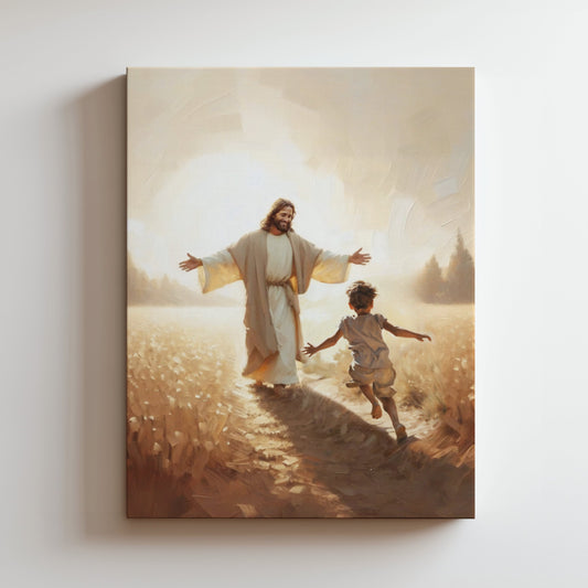 Finding Christ - Canvas