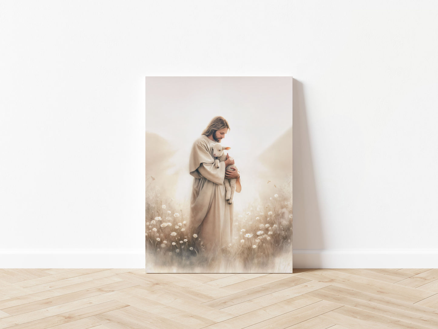 He Trusts and Loves - Canvas