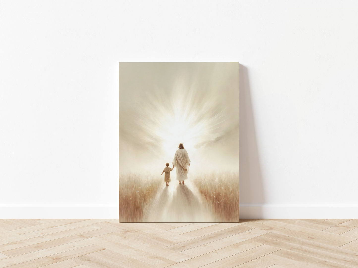 His Guidance and Support - Canvas