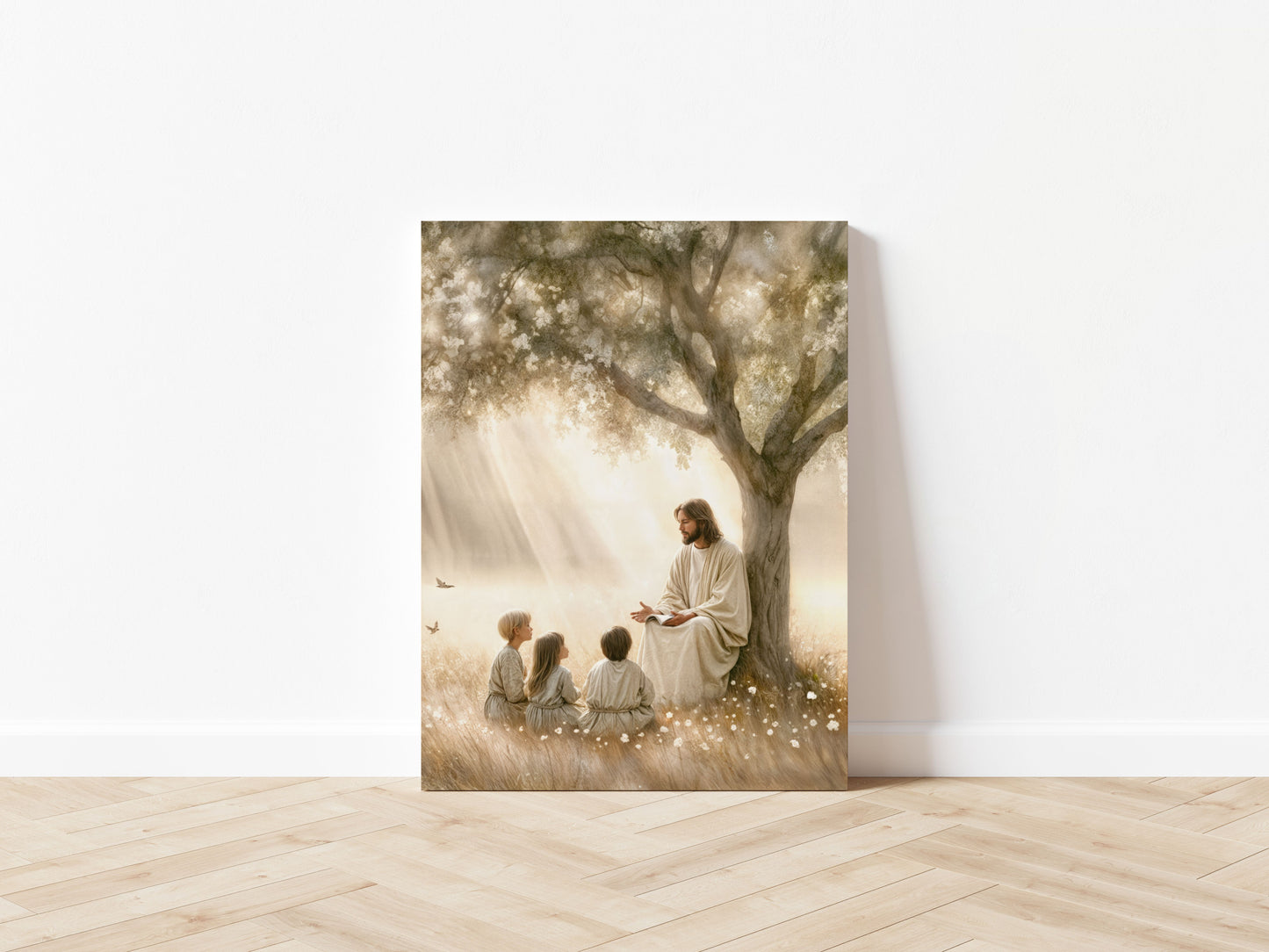 Jesus and the Children - Canvas