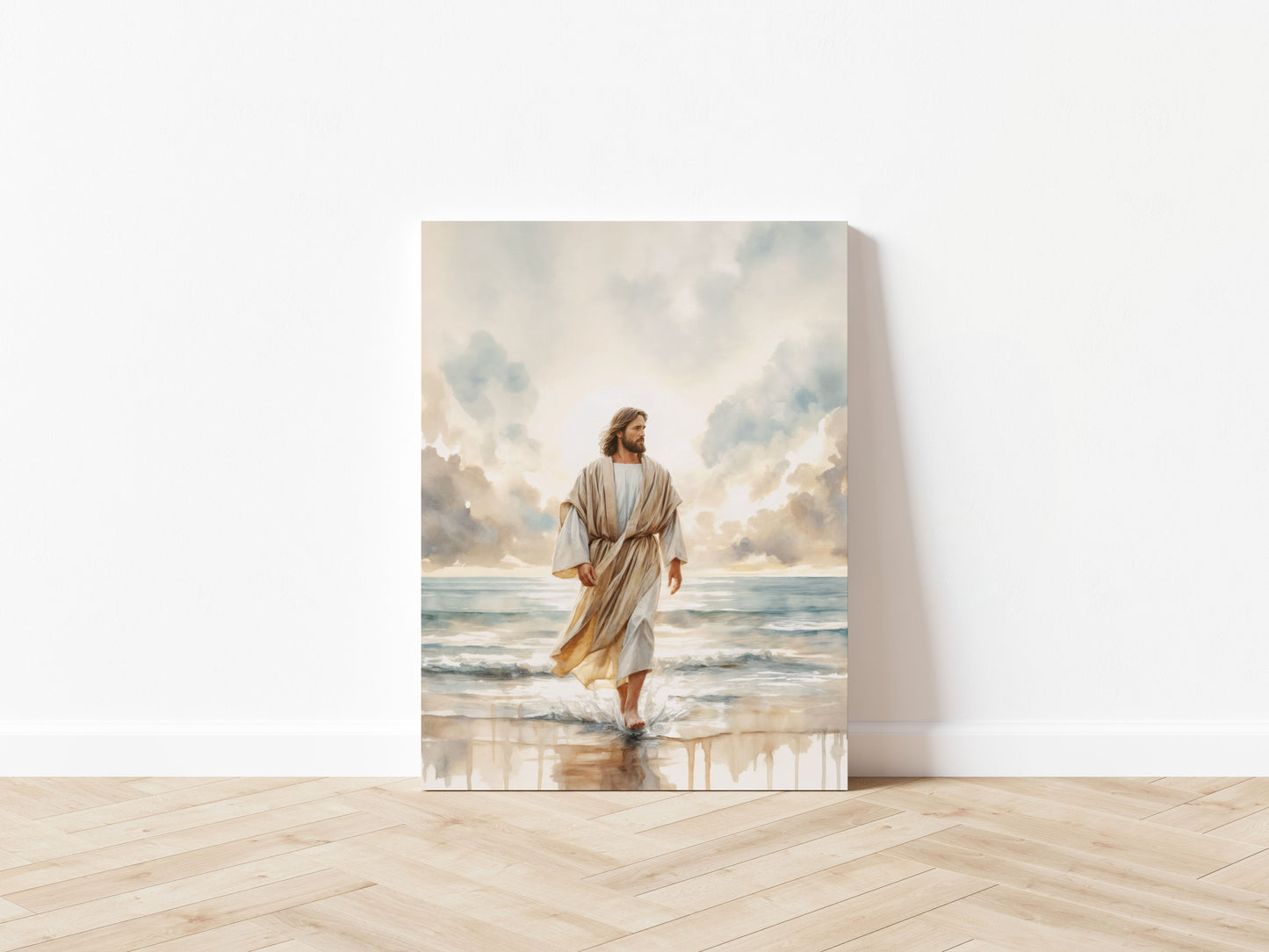 Jesus' Miracle on Water - Canvas
