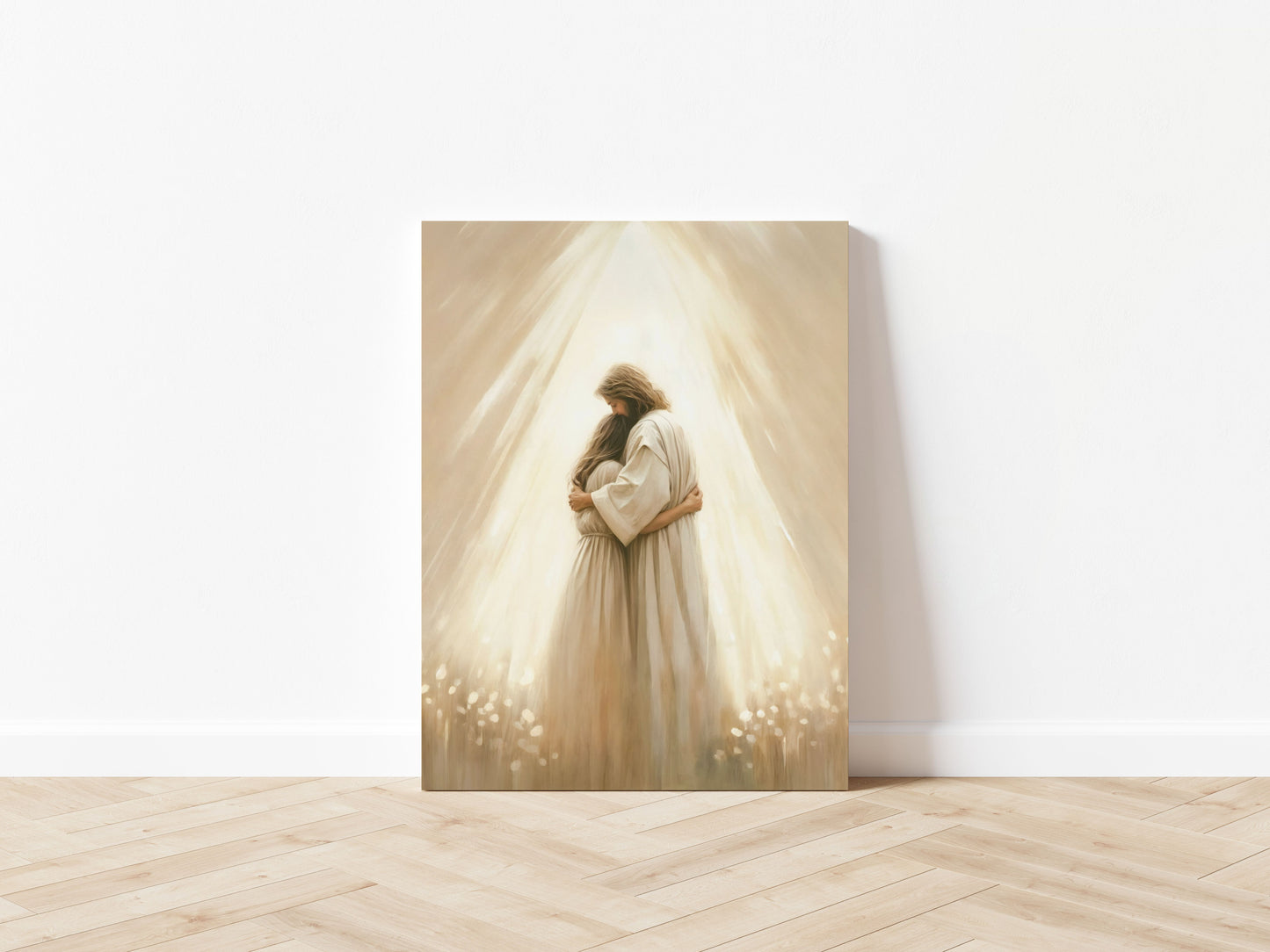 Rest In His Arms - Canvas