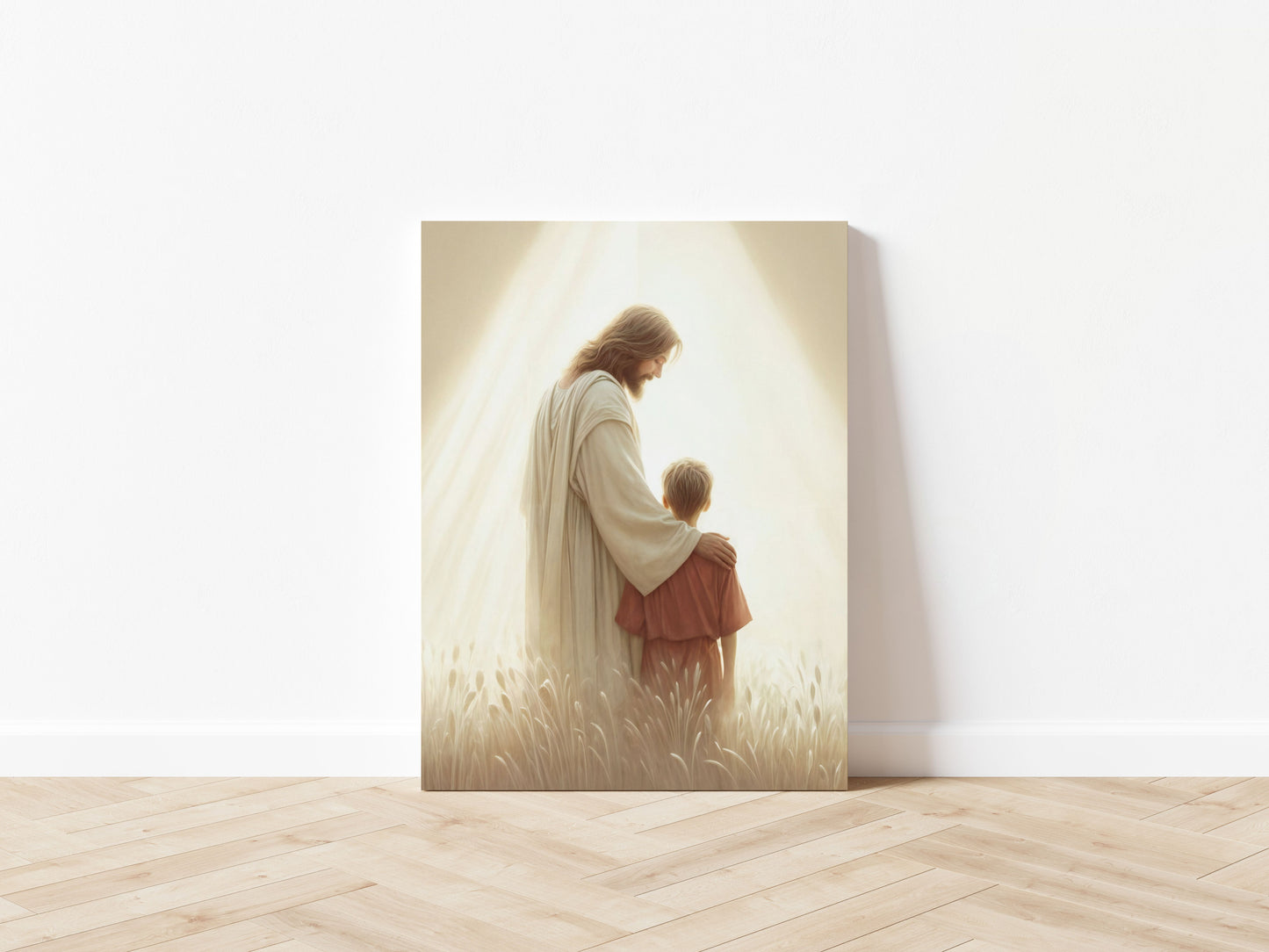 Sheltered By Him - Canvas
