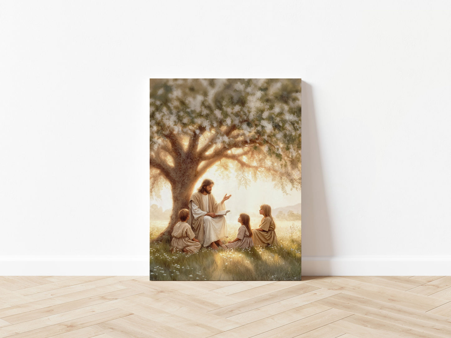 The Lessons Under the Tree - Canvas