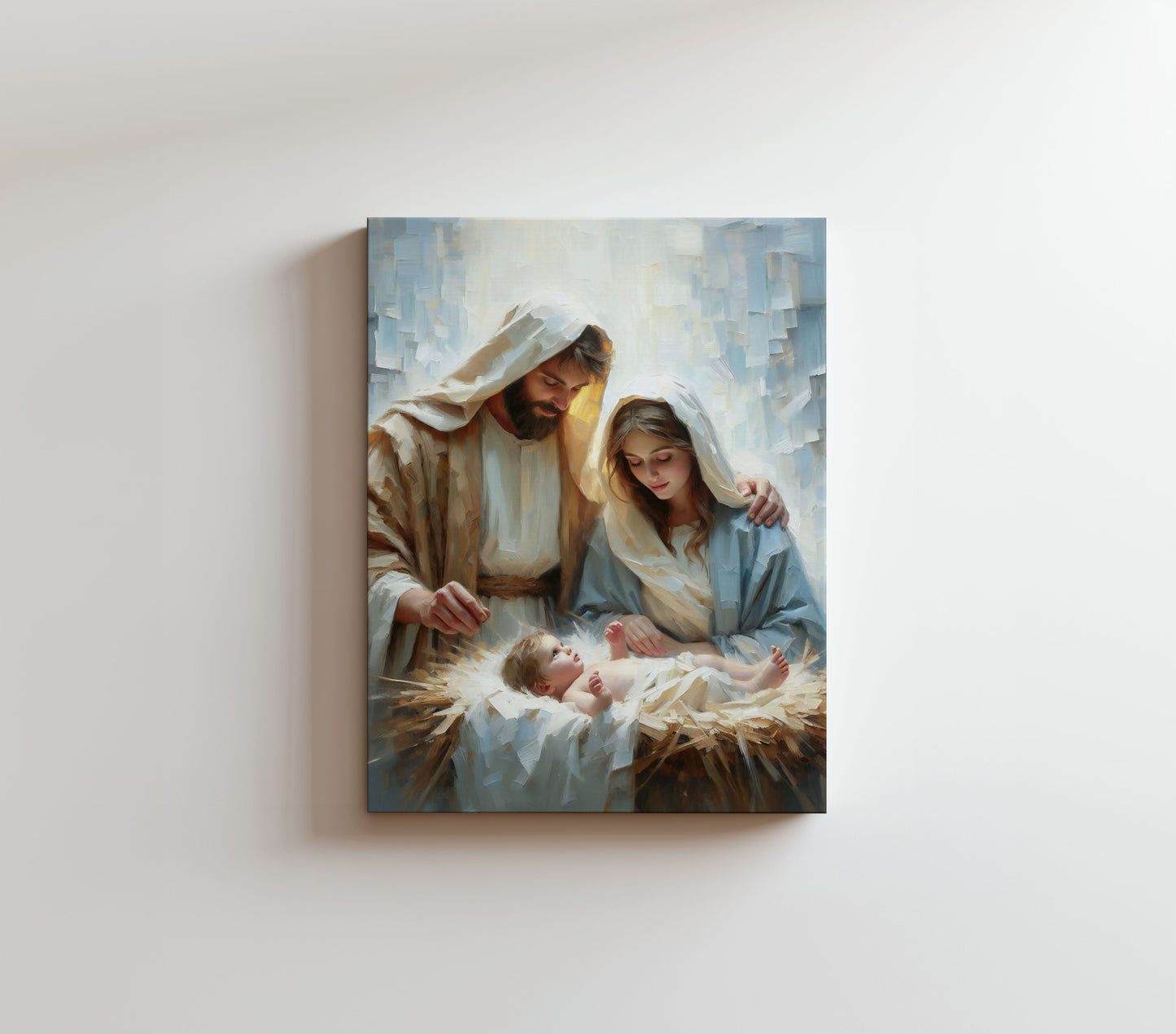 Holy Family Christmas Art - Canvas