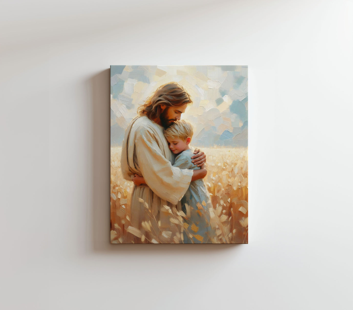 Jesus and Boy - Canvas