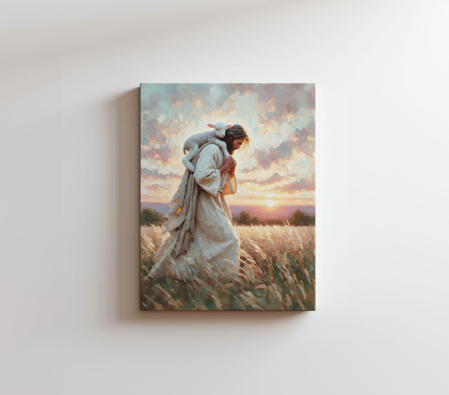 Jesus the Shepherd Art - Canvas