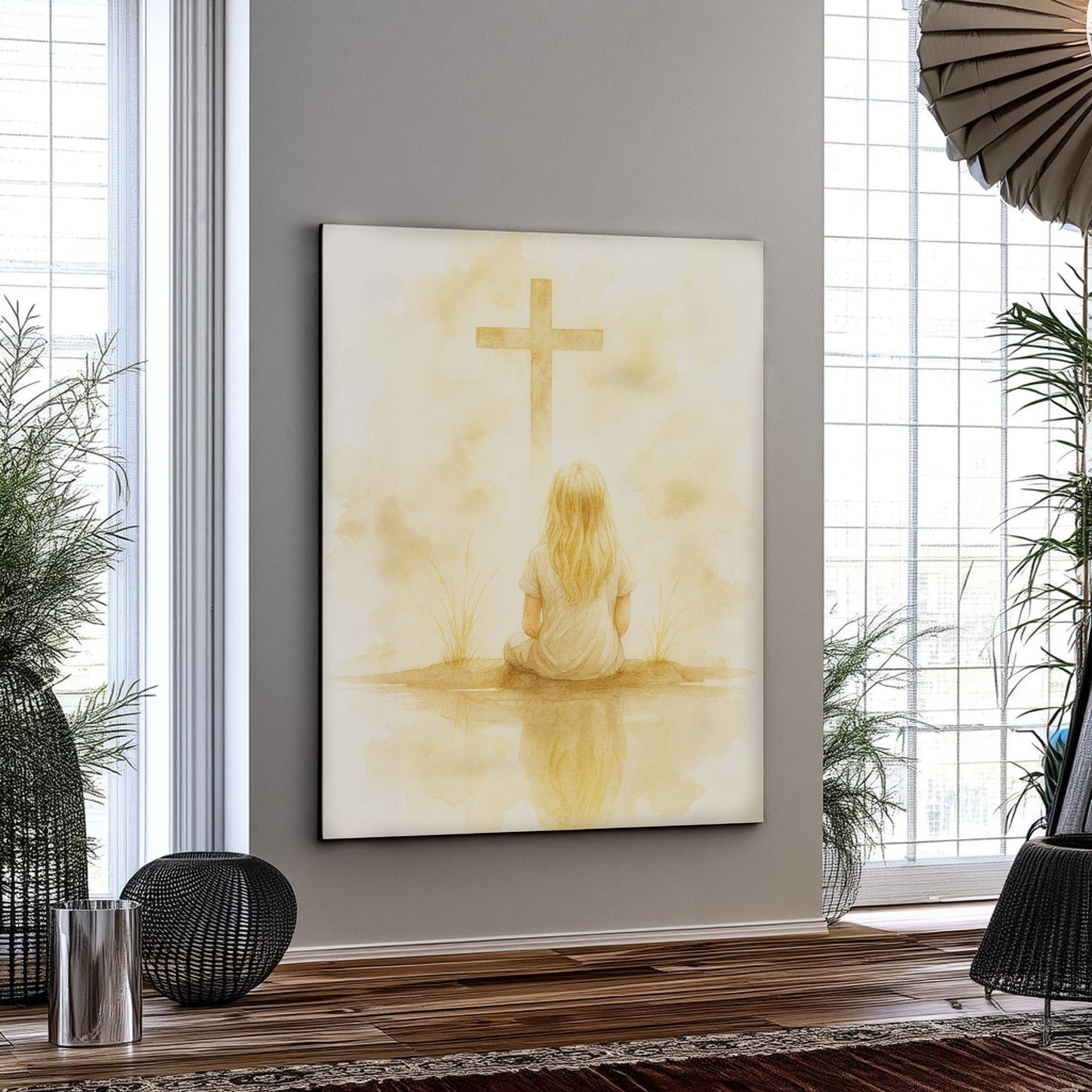 Her Growing Faith - Canvas