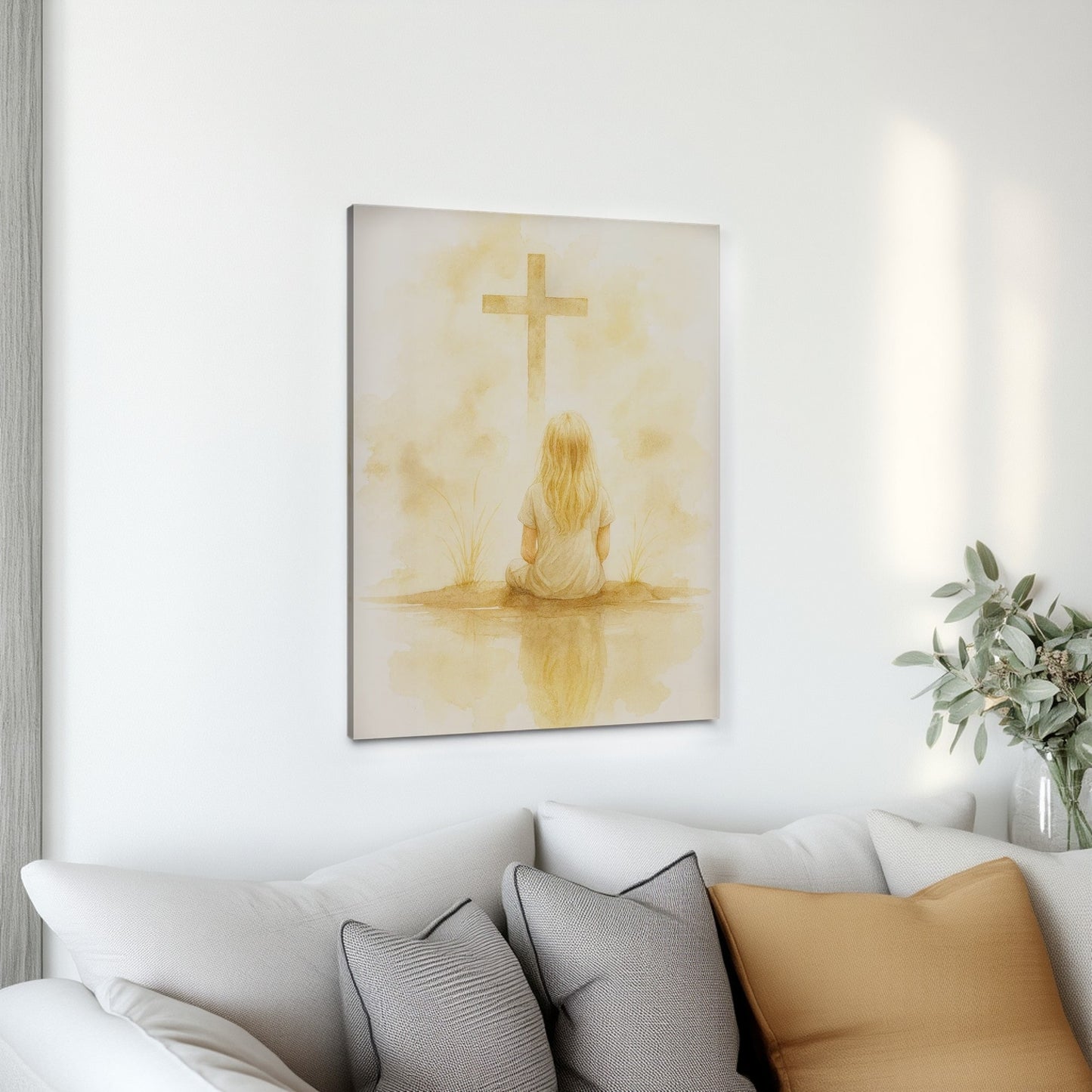 Her Growing Faith - Canvas
