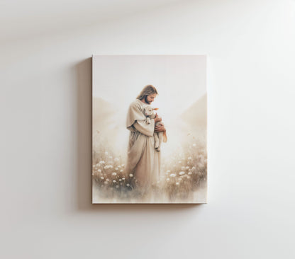 He Trusts and Loves - Canvas
