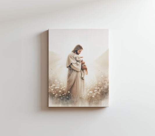 He Trusts and Loves - Canvas