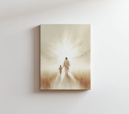 His Guidance and Support - Canvas