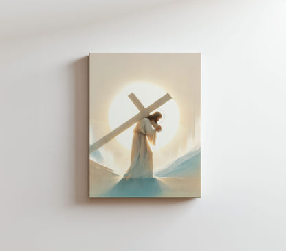 Jesus Carrying the Cross - Canvas