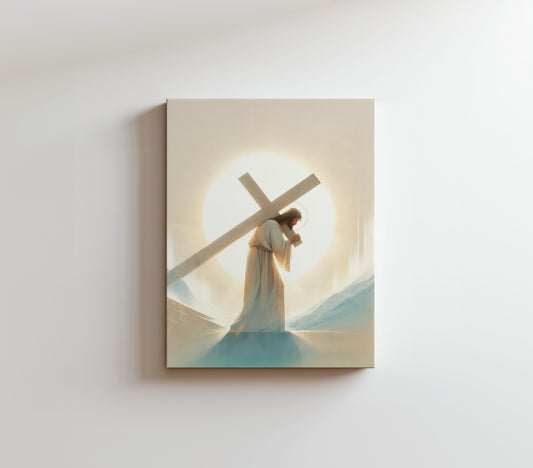 Jesus Carrying the Cross - Canvas