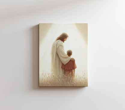 Sheltered By Him - Canvas