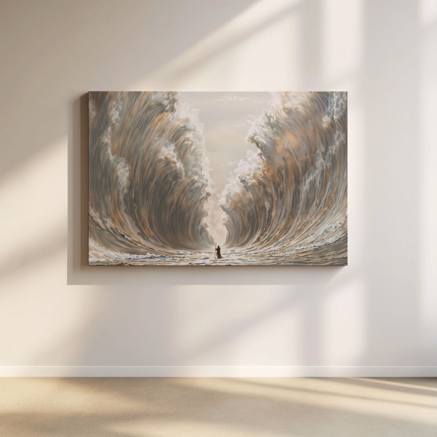 Moses Parting The Red Sea - Limited Edition Canvas