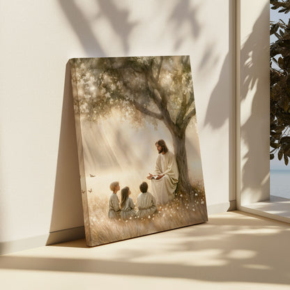 Jesus and the Children - Canvas