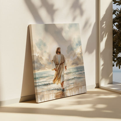 Jesus' Miracle on Water - Canvas