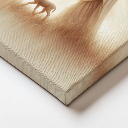 Jesus and the Lamb - Canvas