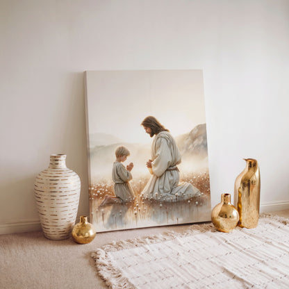 Pray with Christ - Canvas