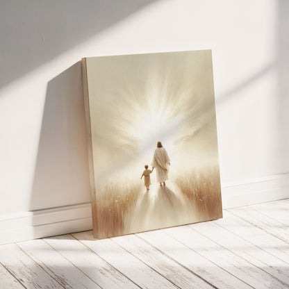 His Guidance and Support - Canvas